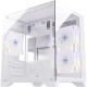 GABINETE GAMER FORTREK CLARITY BRANCO LATERAL VIDRO