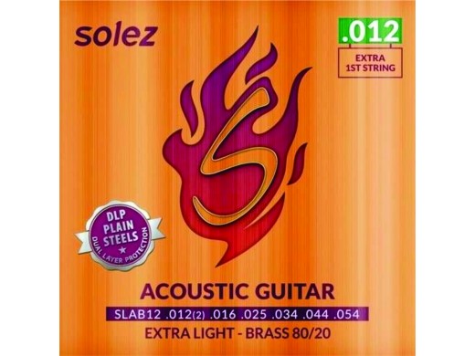 Encordoamento P/ Violão Aço Solez 012