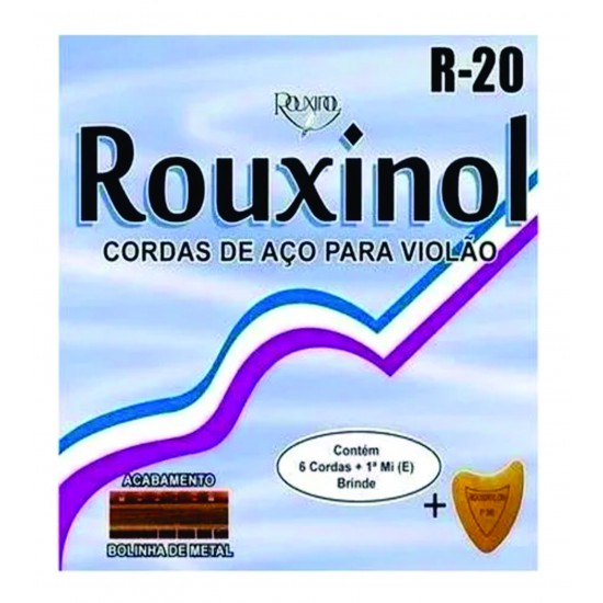 Encordoamento Para Violão Aço  Rouxinol R-20