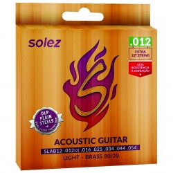 Encordoamento P/ Violão Aço Solez 012