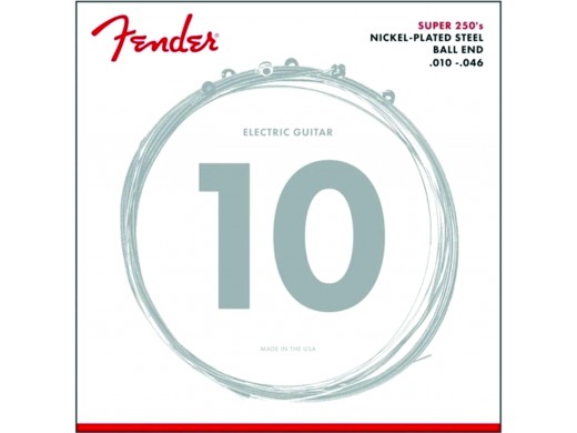 Encordoamento FENDER para guitarra -.010 Niquelado - 250RH