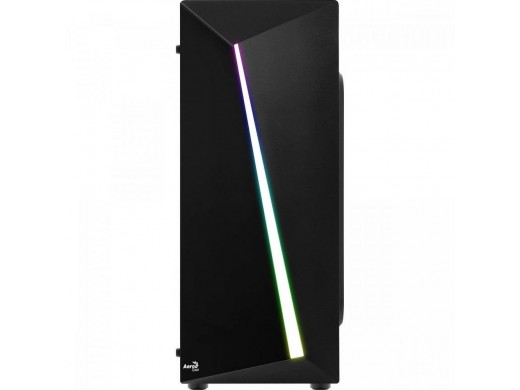 Gabinete Gamer Aerocool Shard Mid Tower, RGB, com FAN, Lateral em Acrílico