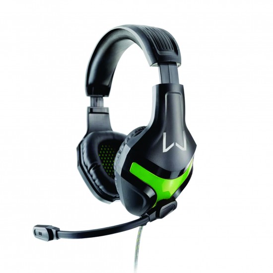 Headset Gamer Warrior Harve P2 Stereo Preto/Verde - PH298