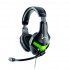 Headset Gamer Warrior Harve P2 Stereo Preto/Verde - PH298