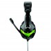 Headset Gamer Warrior Harve P2 Stereo Preto/Verde - PH298