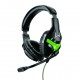 Headset Gamer Warrior Harve P2 Stereo Preto/Verde - PH298