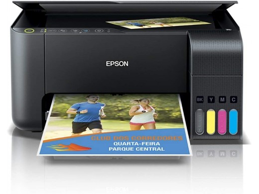 Impressora Multifuncional Epson EcoTank L3110 - Tanque de Tinta Colorida USB