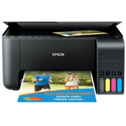 Impressora Multifuncional Epson EcoTank L3150 - Tanque de Tinta Wi-Fi Colorida USB