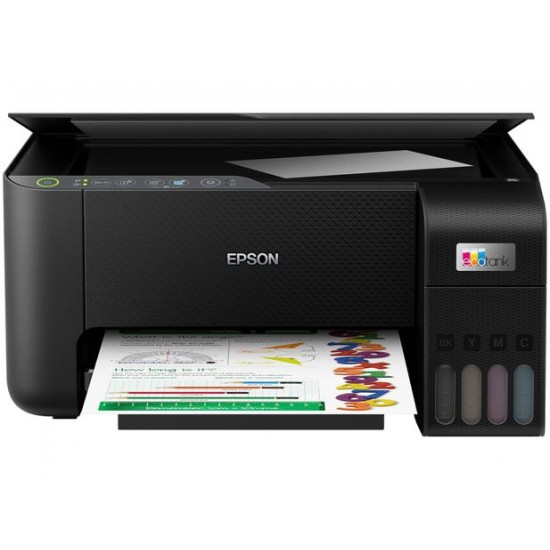 Impressora Multifuncional Epson Ecotank L3250 - Tanque de Tinta Colorida USB Wi-Fi