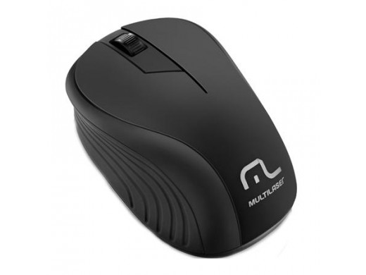 Mouse Sem Fio Multilaser 1200DPI 2.4GHz - MO212