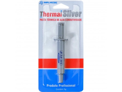 Pasta Térmica THERMAL SILVER Seringa 5G Prata