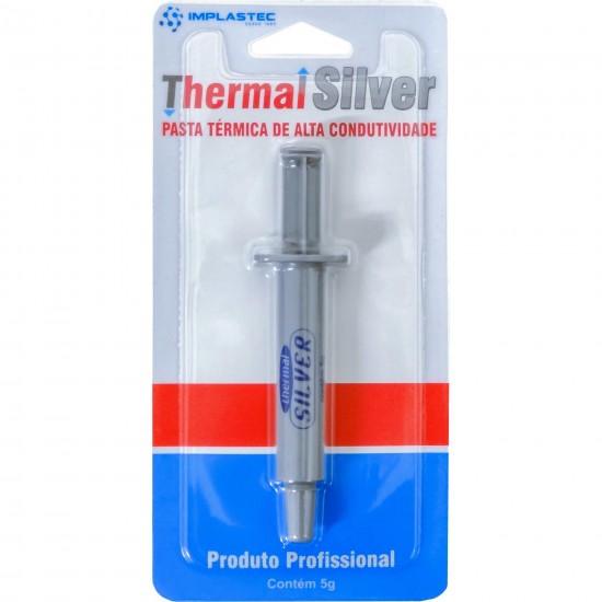 Pasta Térmica THERMAL SILVER Seringa 5G Prata