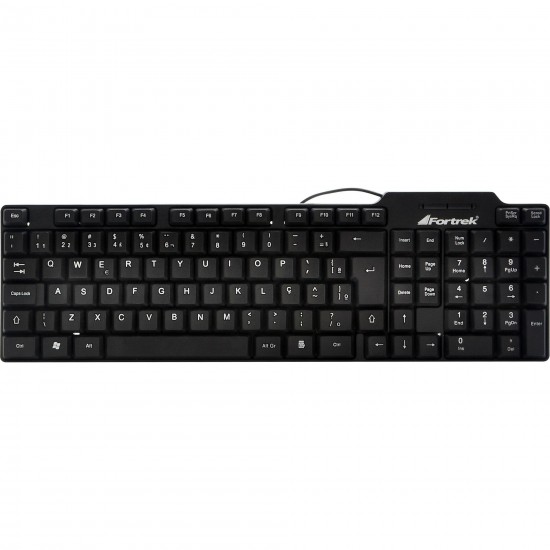 Teclado Standard USB SKL-106 Preto FORTREK