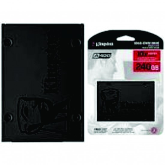 SSD Kingston A400, 240GB, SATA, Leitura 500MB/s, Gravação 350MB/s - SA400S37/240G