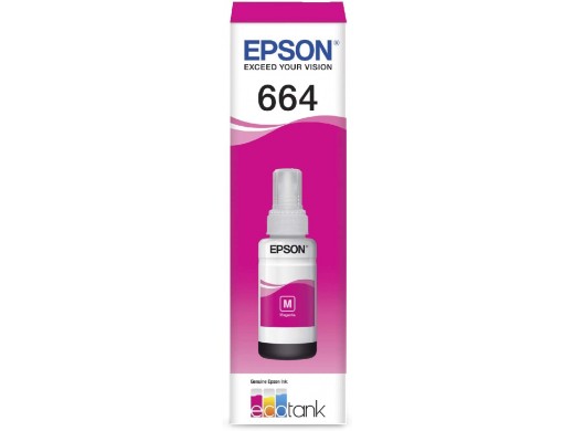 Garrafa de Tinta Original Epson EcoTank 664  Magenta