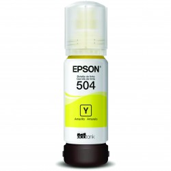 Garrafa de Tinta Epson T504 Amarelo