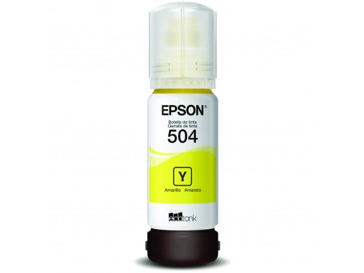 Garrafa de Tinta Epson T504 Amarelo
